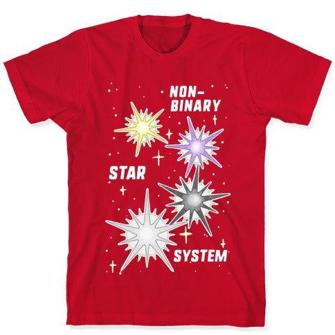 Non-Binary Star System T-Shirt